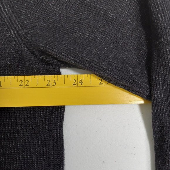 Structure Quarter Zip Sweater Men's XXL Long Sleeve Dark Gray Pullover Heavy - Picture 7 of 10